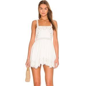 LoveShackFancy White Mini Dress